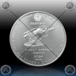 1oz SRBIJA 100 Dinara 2024 (NIKOLA TESLA) UNC 1oz SRBIJA 100 Dinara 2024 (NIKOLA TESLA) UNC